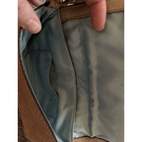 Coach Alligator Skin Clutch/ Wristlet w removable strap from 2008/9 Beige - Picture 8 of 9